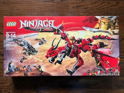 LEGO 70653 NINJAGO: Firstbourne - Kai's Dragon conjunto aposentado NISB - Imagem 1 de 4