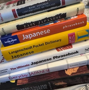 Lot of 7 Japanese English Dictionary/ Translation Books - Picture 1 of 15