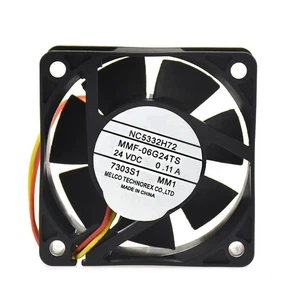 For Mitsubishi NC5332H72 MMF-06G24TS-MM1 24V 0.11A Cooling Fan 60*60*25mm 3pin - Afbeelding 1 van 1