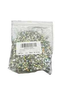 2880 Stück Kristall Diamant Glas Rund Perlen Crystal AB Flache Rückseite SS20 - Bild 1 von 1