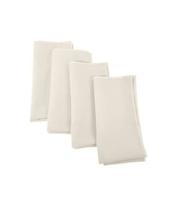 4-Pack Poly Blend Napkins - Soft, Washable, Stain & Resistant - Dinner & Part... - Picture 1 of 3