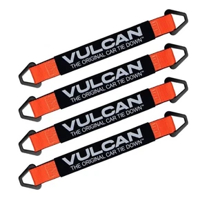 4 Pack Car Tie Down Axle Strap with Wear Pad PROSeries - Picture 1 of 4