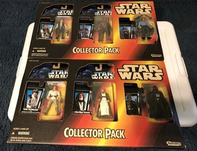 Kenner 1996 - Star Wars POTF Collector paquete de 3 x2 Han Solo, Lando, Chewbacca... Foto 1 de 2