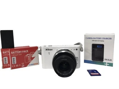 NIKON 1 J1 10.1MP DIGITAL CAMERA WITH 10-30MM KIT LENS PLUS MORE (EPJ031052) - Image 1 of 4