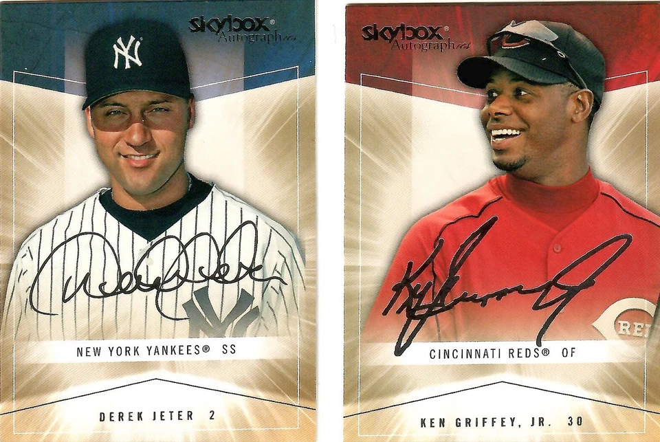2005 SKYBOX AUTOGRAPHICS COMPLETE (60) CARD SET, JETER, GRIFFEY PUJOLS, ICHIRO - Image 1 of 1