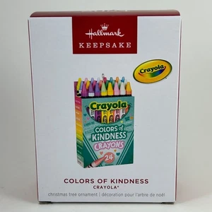NIB 2024 Colors of Kindness Hallmark Ornament - Crayola Crayons - 4 New Colors! - Picture 1 of 6