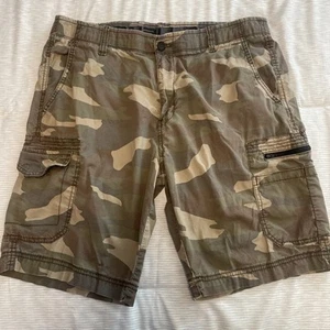 Denali Camouflage Cargo Shorts Herren Gr. 34 Stretch Outdoor Gürtel Utility Taschen - Bild 1 von 7