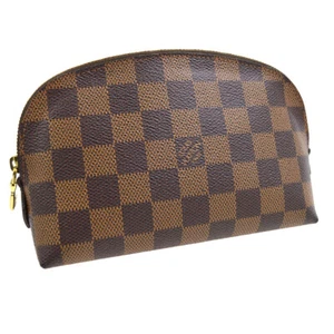 Louis Vuitton Damier Pochette Cosmetic Pouch N47516 SF2116 36810 - Picture 1 of 10