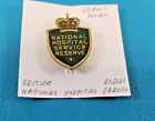 Rare Vintage British National Hospital Reserve JR Gaunt London Pin Medal Badge