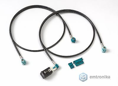BMW Cic Extension Kit Amélioration Pour E70 E60 E90 Écran Vidéo USB Cable Prises • 86.64€