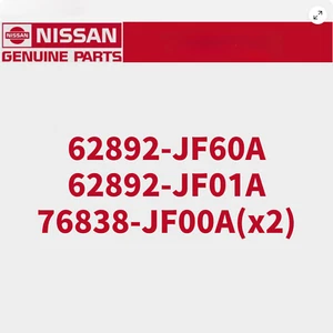 Nissan Original GT-R R35 09-10 Front "GT-R" Emblem Ornament Set 62892-JF60A OEM - Bild 1 von 1