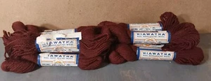 Hiawatha Needlepoint Yarn 10 Skeins 100% Pure Virgin Wool Purple 40 Yards - Picture 1 of 6