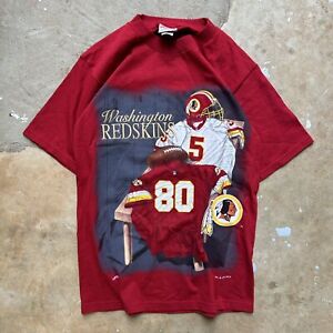 Vintage 90s Nutmeg Washington Redskins Embroidered Graphic T-Shirt Men’s Medium