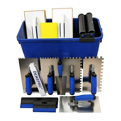 Waschset DEWEPRO Zubehör wählbar XL Waschbox Wascheimer Fugbox für Fliesenleger - Bild 1 von 2