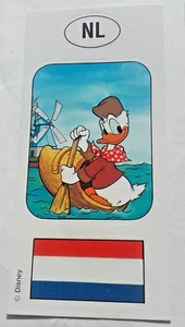 DISNEY MICKY MAUS DONALD DUCK NL HOLLAND STICKER AUFKLEBER VINTAGE 70ER 80ER - Bild 1 von 2