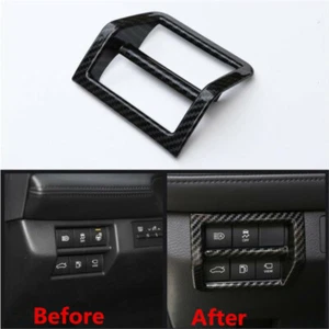 Carbon Fiber Headlight Switch Button Cover Trim For Toyota Avalon 2019-2024 - Picture 1 of 7