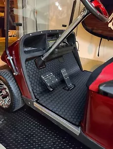 Golf Cart Floor Liner Mat Full Coverage Custom Fit for EZGO TXT (1994-2025),E... - Picture 1 of 6