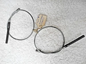 Paar NOS Austin A40 Mk2 Handbremsseile. Ca. 14" lang kein Rost. - Bild 1 von 2