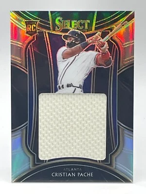 Cristian Pache 2021 Panini Select Prizm Game Used Jumbo Jersey /250 Xe3X - Image 1 of 2