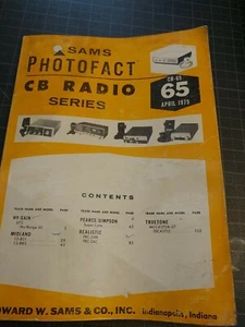 Sams Photofact CB-65 - Bild 1 von 2