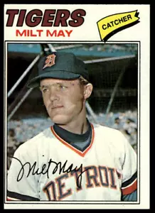 1977 Topps #98 Milt May Detroit Tigers Baseball Card - Picture 1 of 2