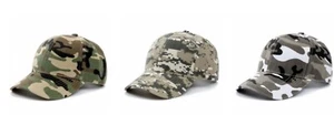 Baseball Cap Mens Womens Adjustable 100% Plain Camouflage Summer Sports Sun Hat - Picture 1 of 5