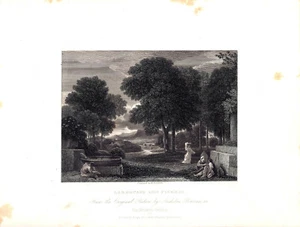 Landscape and figures - N. Poussin - The National Gallery - London 1840 - Imagen 1 de 1
