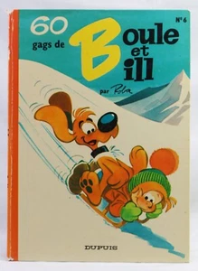 60 Gags de Boule et Bill - Nr. 6 - 1972 - Roter runder Rücken - Roba - Dupuis - Bild 1 von 6