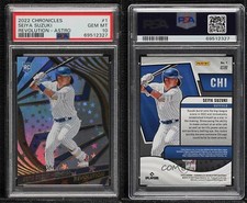 2022 Panini Chronicles Revolution Astro Seiya Suzuki #1 PSA 10 GEM MT Rookie RC