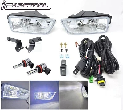 Kit de luces antiniebla LED estilo JDM para Honda Accord sedán 06-07 con cables de bombilla de interruptor Foto 1 de 4