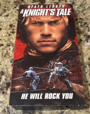 A Knights Tale Movie VHS Tape 2001 Heath Ledger Mark Addy - Image 1 of 4