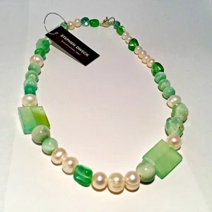STEPHEN DWECK STERLING SILVER MULTI STONE  NECKLACE NWT - 19” - Picture 1 of 4