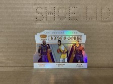 2019-20 Crown Royale The Kings Court 14 Anthony Davis Kyle Kuzma Lebron James 99