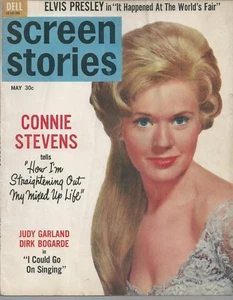 SCREEN STORIES May 1963 CONNIE STEVENS COVER EX+++ - Foto 1 di 2