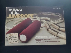 Vintage Fitness Triangle Pro JUMPROPE NEW IN BOX 1985 mit Anleitung Model 500 - Bild 1 von 6