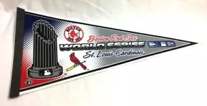 2004 World Series Pennant Boston Red Sox St Louis Cardinals Trophy Logo FREESHIP - Picture 1 of 1
