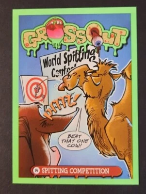 Tarjetas coleccionables GROSSOUT "Competición escupidora" tarjeta #14 cubierta superior/criptx 2006 Foto 1 de 2