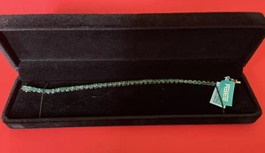 NEU! EFFY SMARAGD & STERLINGSILBER TENNISARMBAND / Ein tolles Geschenk🎁700 $ / REDUZIERT! - Bild 1 von 6
