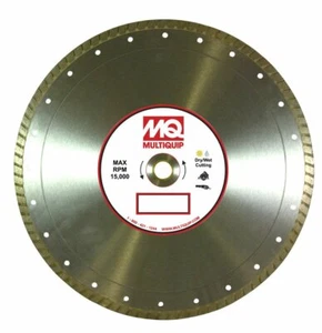 Multiquip 10GPTMP Standard Turbo Rim Lama Diamantata, 10" x 0.090", Confezione da 5 - Foto 1 di 1