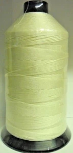 STRONG BONDED NYLON THREAD 8'S, 1000 MTR, UPHOLSTERY, NATURAL, FREE P&P - Picture 1 of 3