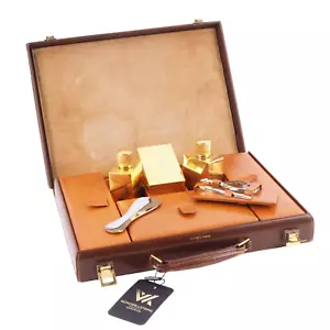 HERMÈS Mallette de Toilette de Voyage Boxcalf Kosmetikkoffer Vergoldet 1950´s - Bild 1 von 24