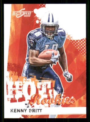2009 Score Hot Rookies #15 Kenny Britt - Image 1 of 2