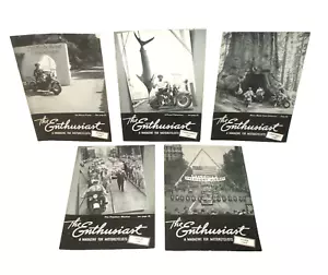 5 - 1947 HARLEY-DAVIDSON "THE ENTHUSIAST" MOTORCYCLE DEALER SALES MAGAZINE'S - Picture 1 of 8