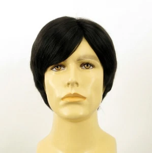 Short Wig For Men Natural Hair black Ref VICTOR 1B - Imagen 1 de 8