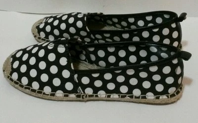 MICHAEL Michael Kors Polka Dot Canvas Meg Slip On Size 9M - Image 1 of 4