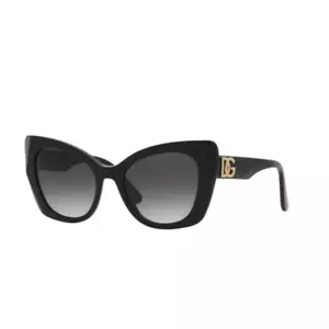 DOLCE & GABBANA DG4405 501/8G OCCHIALI SOLE DONNA CAT EYE NERI LENTE GRIGIA - Imagen 1 de 3