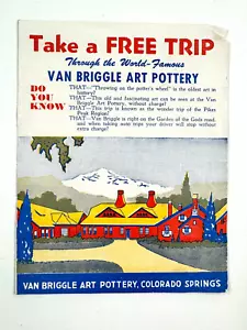 De Colección Años 1930 Van Briggle Arte POttery catálogo pedido formulario folleto colorado resortes - Imagen 1 de 5