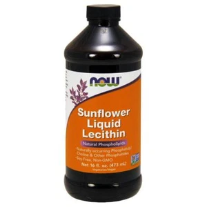 NOW FOODS, SUNFLOWER LIQUID LECITHIN Sonnenblumen-Lecithin 473ml SUPER PREIS - Bild 1 von 3