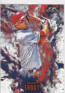 Mike Trout Topps Fire Baseball Karte Anaheim Los Angeles Angels - Bild 1 von 2
