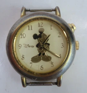SII Seiko Disney Gold Mickey Mouse Musical Chime Watch "Mickey Mouse March" READ - Picture 1 of 8